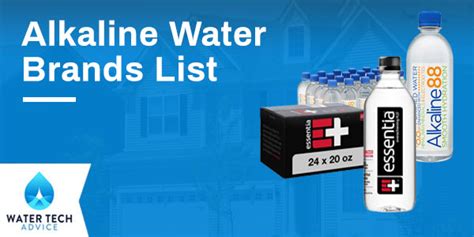Complete Alkaline Water Brands List (Which Product .